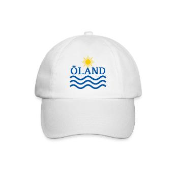 ÖLAND Sol Wasser - Baseballkappe - Weiß/Weiß - Vorne