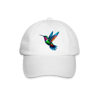 Kolibri - Baseballkappe - Weiß/Weiß - Vorne