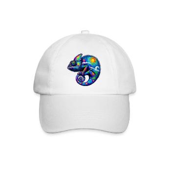 Chamäleon - Baseballkappe - Weiß/Weiß - Vorne