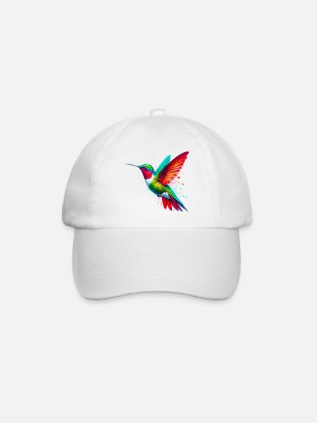 Kolibri - Baseballkappe - Weiß/Weiß
