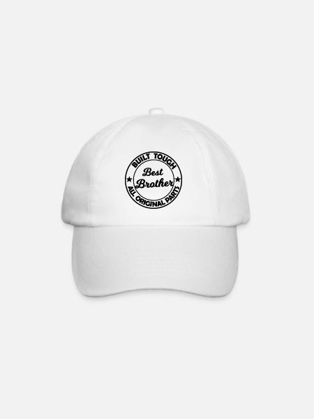 Mein bester Bruder - Baseballkappe - Weiß/Weiß