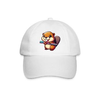 Bieber - Baseballkappe - Weiß/Weiß - Vorne