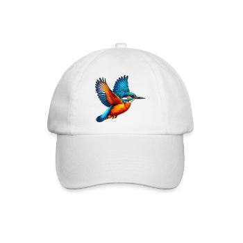 Eisvogel - Baseballkappe - Weiß/Weiß - Vorne