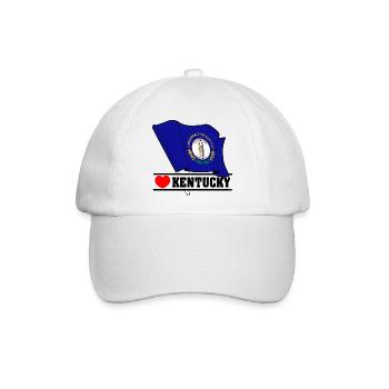 Hinweis Kentucky Herz KENTUCKY - Baseballkappe - Weiß/Weiß - Vorne