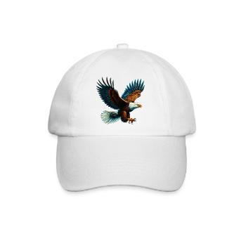 Adler - Baseballkappe - Weiß/Weiß - Vorne