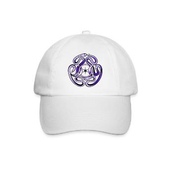 Hekate Snakes - Baseballkappe - Weiß/Weiß - Vorne
