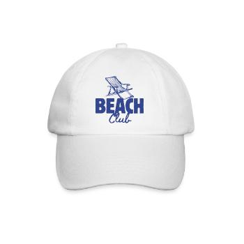 Urlaub, Urlaub am Meer - Baseballkappe - Weiß/Weiß - Vorne