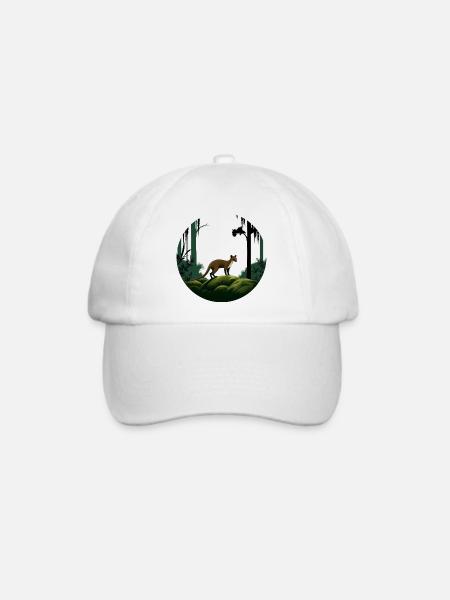 Fossa - Baseballkappe - Weiß/Weiß