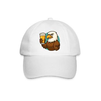 Brew and Beak - Baseballkappe - Weiß/Weiß - Vorne