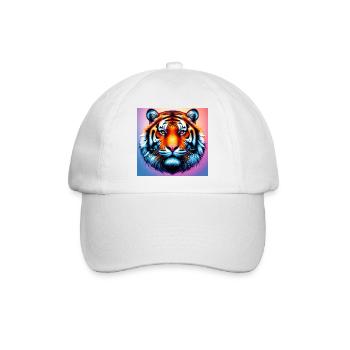Tiger - Baseballkappe - Weiß/Weiß - Vorne