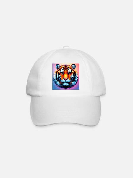 Tiger - Baseballkappe - Weiß/Weiß