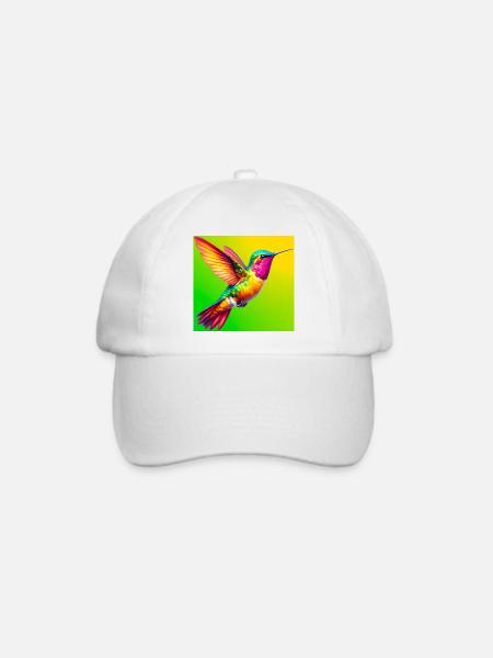 Kolibri - Baseballkappe - Weiß/Weiß