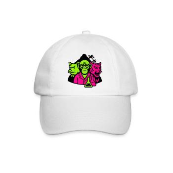 Strange Island - Baseballkappe - Weiß/Weiß - Vorne