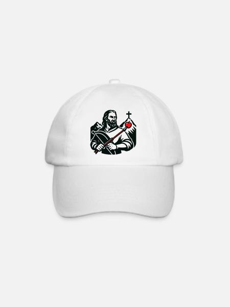 Legendenfigur der Schweiz - Baseballkappe - Weiß/Weiß