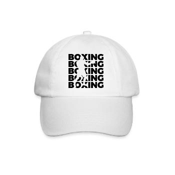 Boxen - Baseballkappe - Weiß/Weiß - Vorne