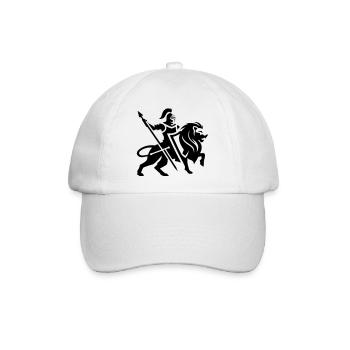 Krieger - Baseballkappe - Weiß/Weiß - Vorne