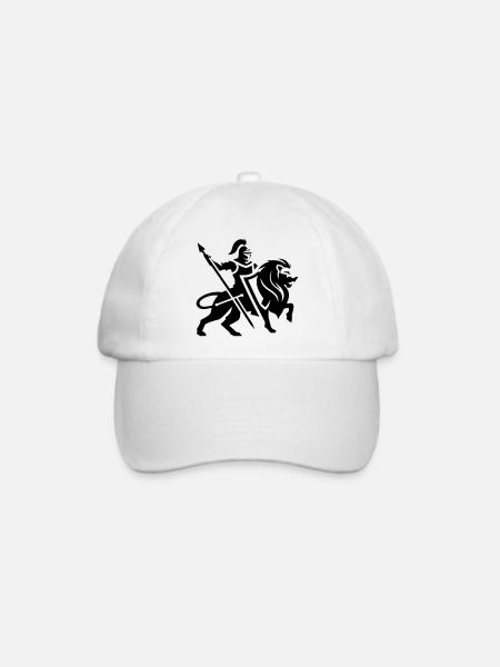 Krieger - Baseballkappe - Weiß/Weiß