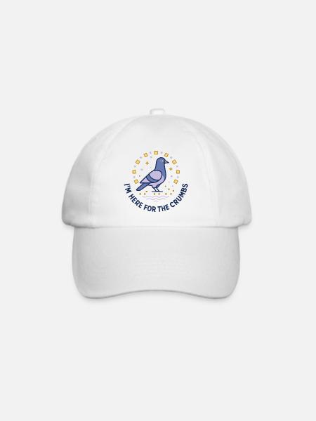 Taube Krümeljäger - Baseballkappe - Weiß/Weiß