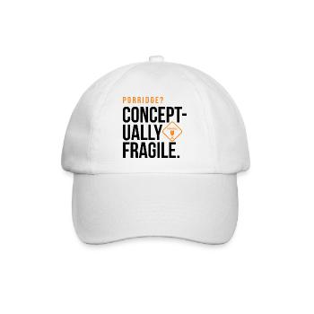 giudan  - Porridge - conceptually fragile - Baseballkappe - Weiß/Weiß - Vorne