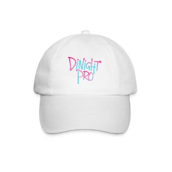 Dinight Pro Neon Gradient - Baseballkappe - Weiß/Weiß - Vorne