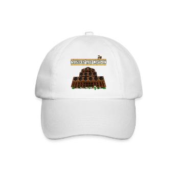 Dub Reggae Music - Baseballkappe - Weiß/Weiß - Vorne