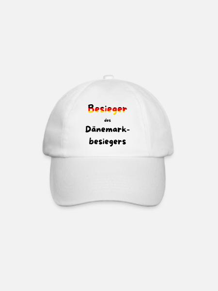 Besieger des Dänemarkbesiegers - Handball - Baseballkappe - Weiß/Weiß