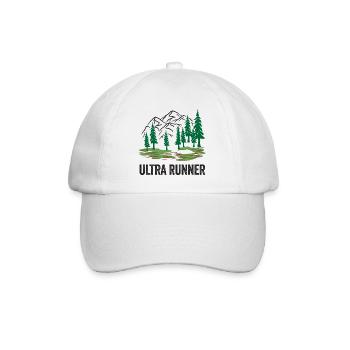 Ultra-Läufer - Baseballkappe - Weiß/Weiß - Vorne