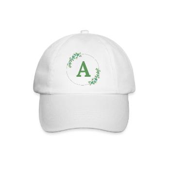 A - Baseballkappe - Weiß/Weiß - Vorne