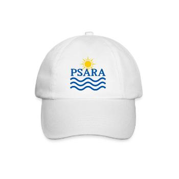 PSARA Sonne und Wellen - Baseballkappe - Weiß/Weiß - Vorne