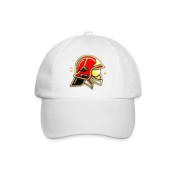 Feuerwehrhelm - Baseballkappe - Weiß/Weiß - Vorne