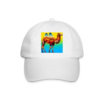Kamel - Baseballkappe - Weiß/Weiß - Vorne