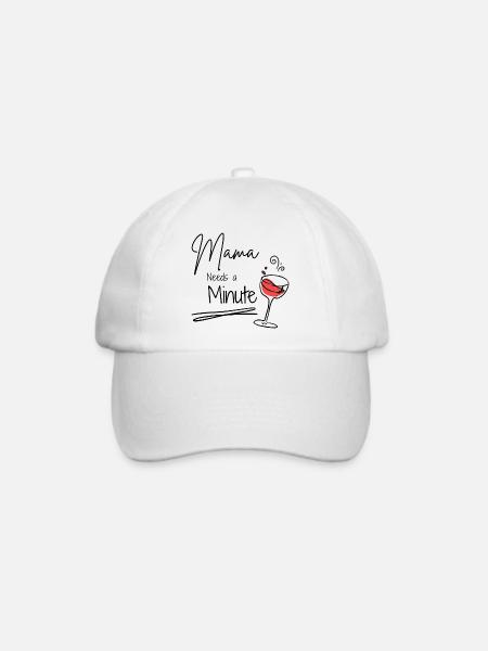 Mama braucht einen Moment - Baseballkappe - Weiß/Weiß