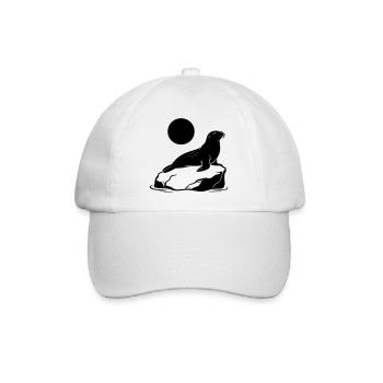 Siegel - Baseballkappe - Weiß/Weiß - Vorne