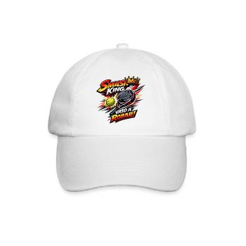 Königlicher Smash Tennis - Baseballkappe - Weiß/Weiß - Vorne