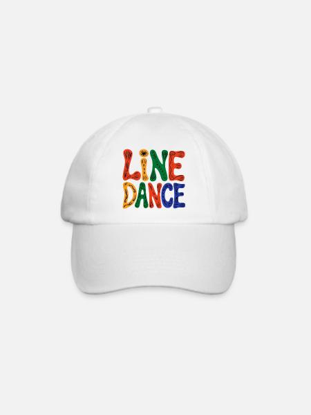 Live Dance - Baseballkappe - Weiß/Weiß