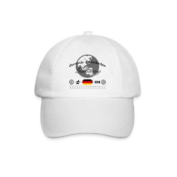 Garmisch-Partenkirchen Deutschland Streetwear - Baseballkappe - Weiß/Weiß - Vorne