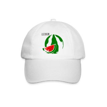 Melone - Baseballkappe - Weiß/Weiß - Vorne