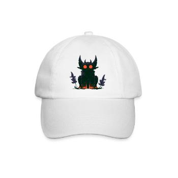 Little Shadow Demon - Baseballkappe - Weiß/Weiß - Vorne