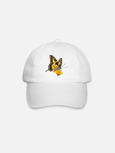 Schmetterling Koenigs page - Baseballkappe - Weiß/Weiß