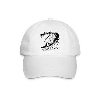 Surfer - Baseballkappe - Weiß/Weiß - Vorne