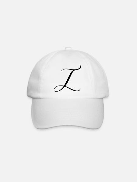 Name mit Anfangsbuchstabe I Ida Ilyas - Baseballkappe - Weiß/Weiß