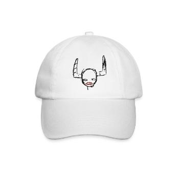 rolling-goth - Baseballkappe - Weiß/Weiß - Vorne