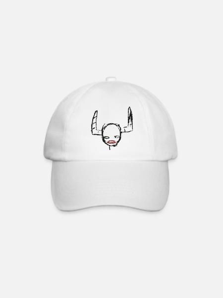 rolling-goth - Baseballkappe - Weiß/Weiß