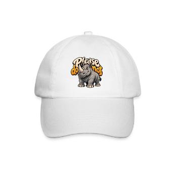 Rhino - Baseballkappe - Weiß/Weiß - Vorne