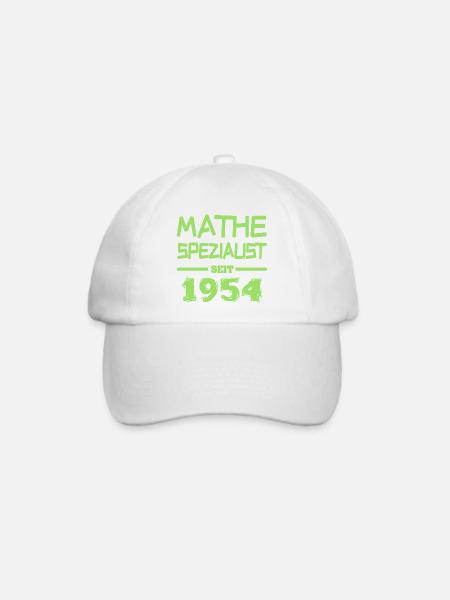 1954 - Baseballkappe - Weiß/Weiß