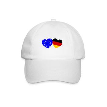 Die europäische Liebe - Baseballkappe - Weiß/Weiß - Vorne