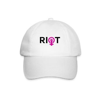 Riot Venus Frauen Power - Baseballkappe - Weiß/Weiß - Vorne