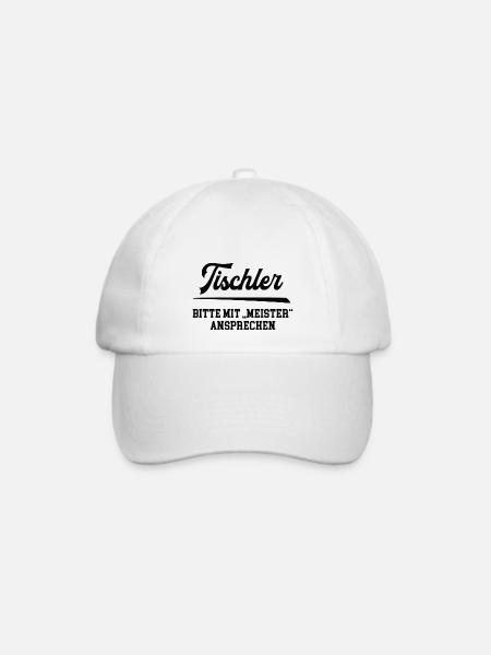Tischler Meister Tischlermeister Schreiner Chef - Baseballkappe - Weiß/Weiß