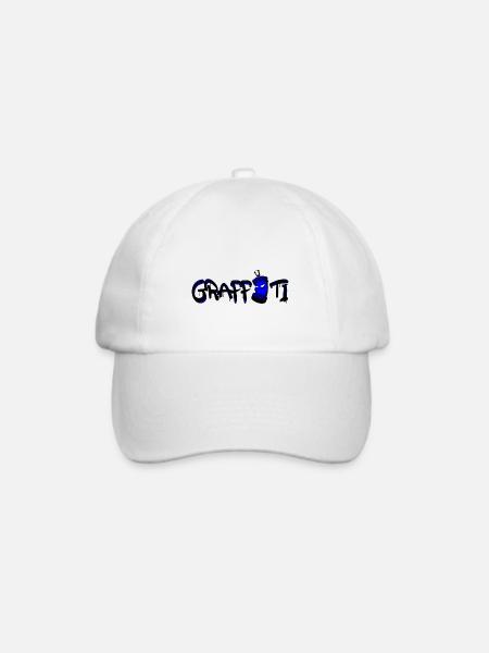 Graffiti - Baseballkappe - Weiß/Weiß