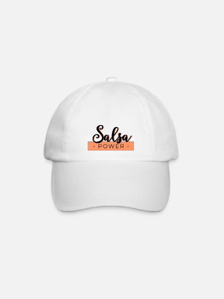 Salsa Power - Baseballkappe - Weiß/Weiß